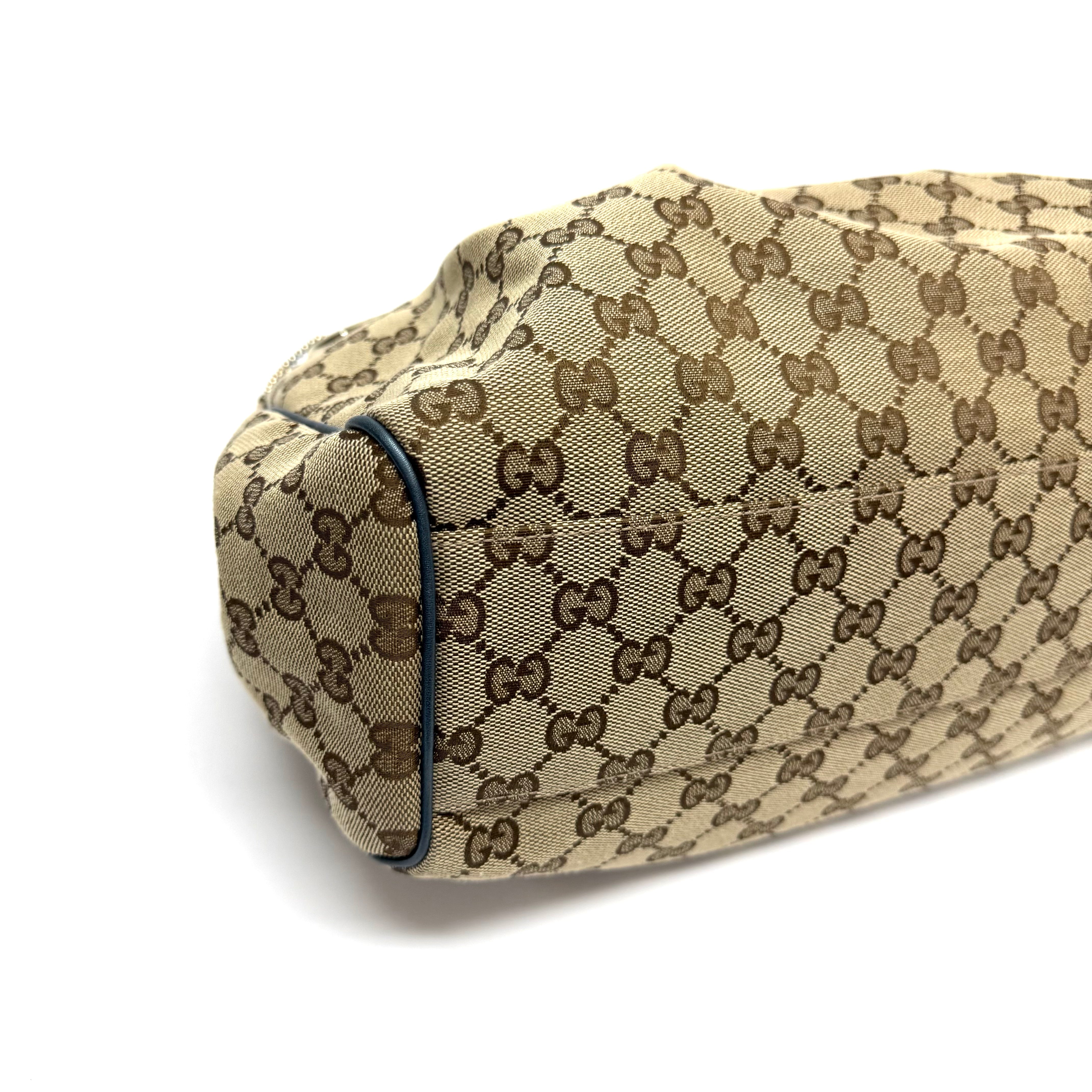 GUCCIGGキャンバス スーキー ハンドバッグ image 5