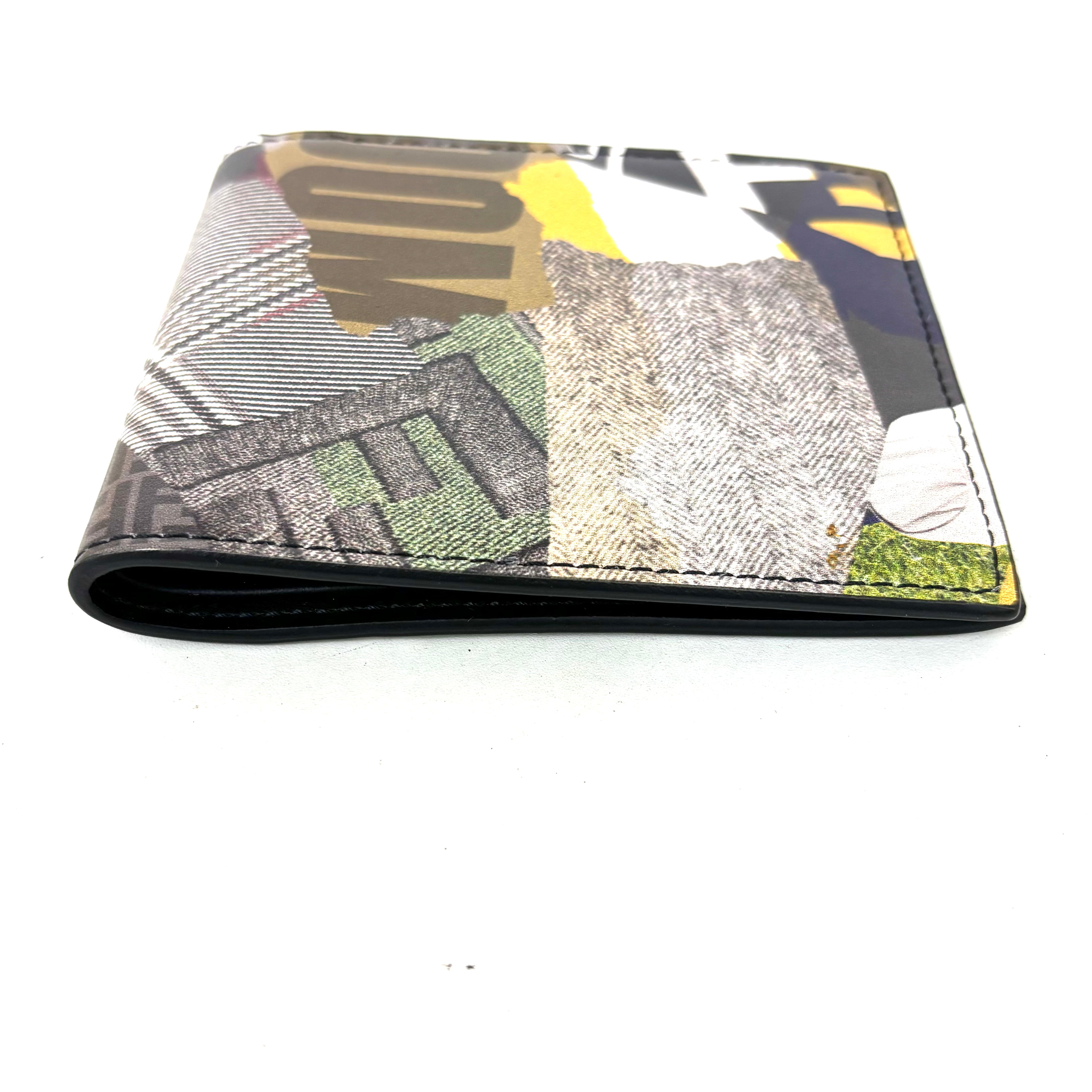 フェンディ 7M0169 レザー 二つ折り財布 グレー×ブラック image 4