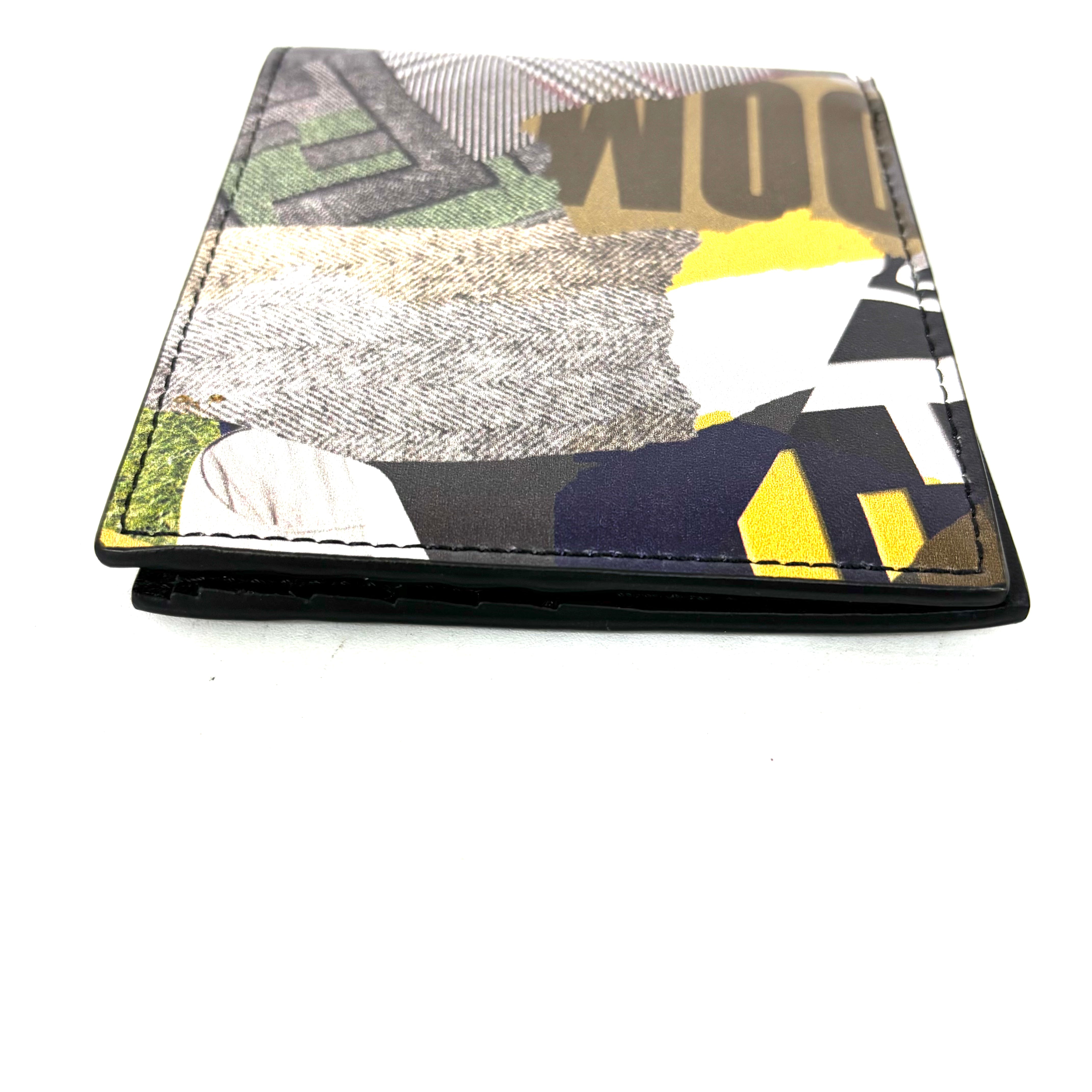 フェンディ 7M0169 レザー 二つ折り財布 グレー×ブラック image 6