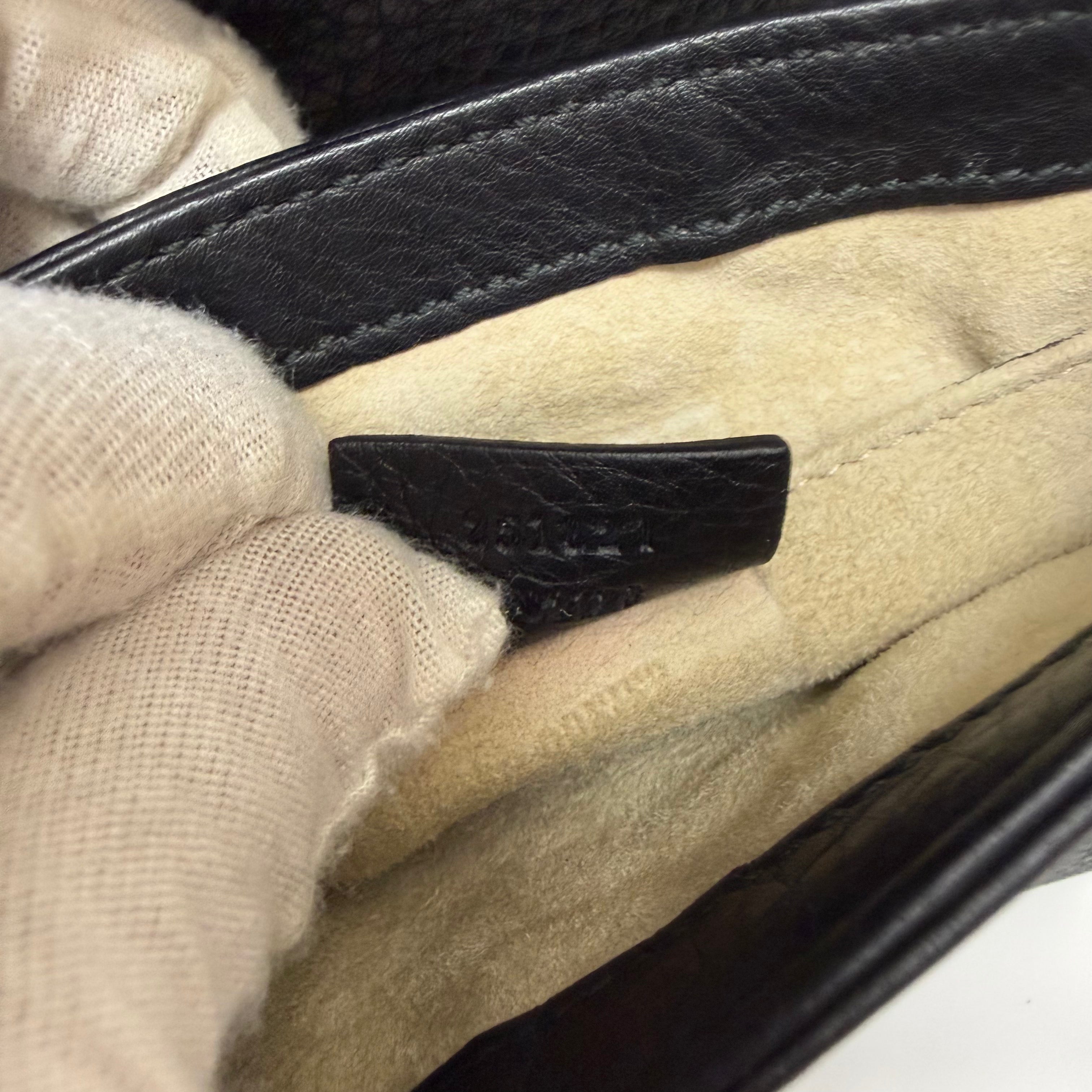 GUCCI グッチ ロゴ レザー チェーン ショルダー バッグ image 9
