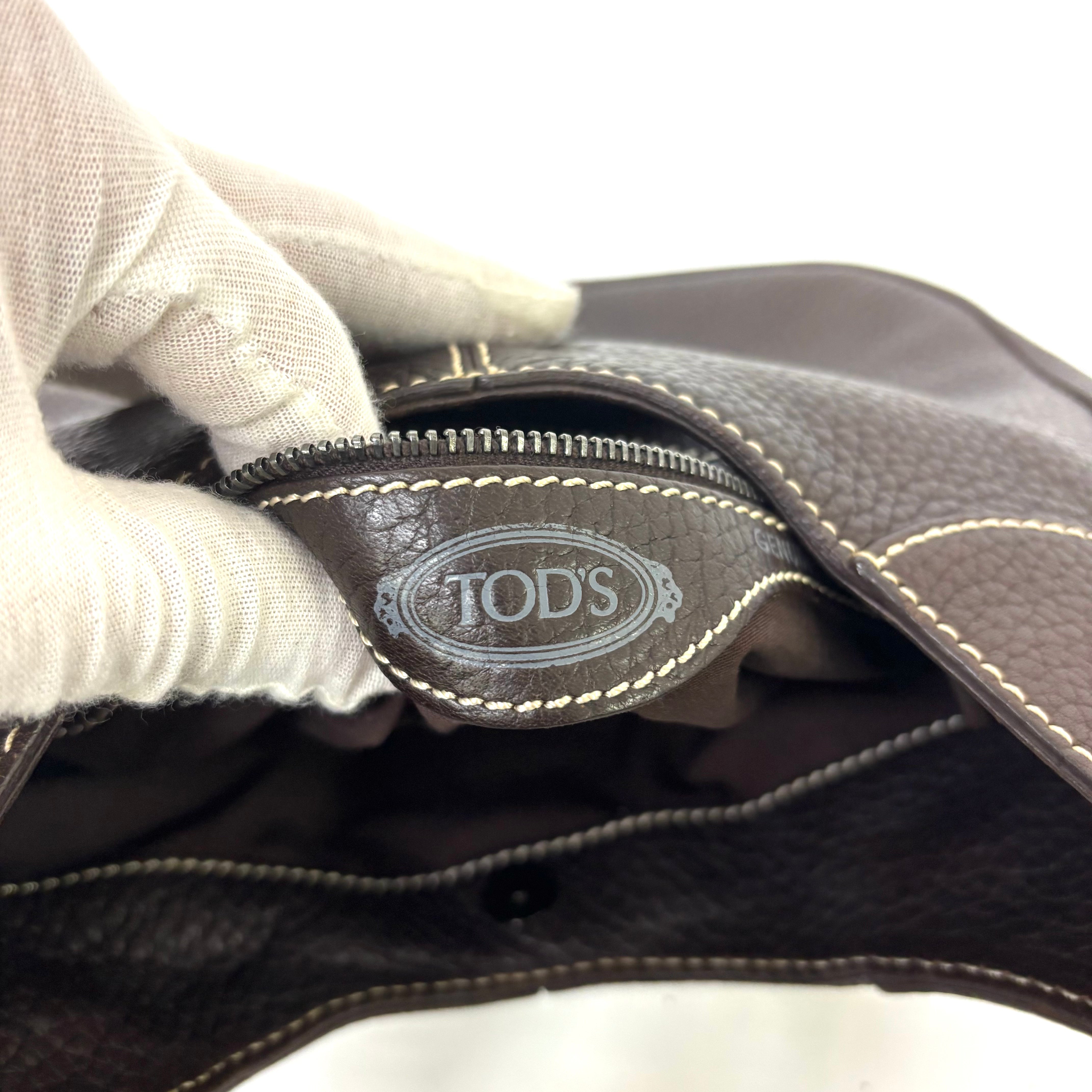TOD’Sハンドバッグ BROWN レザー image 9