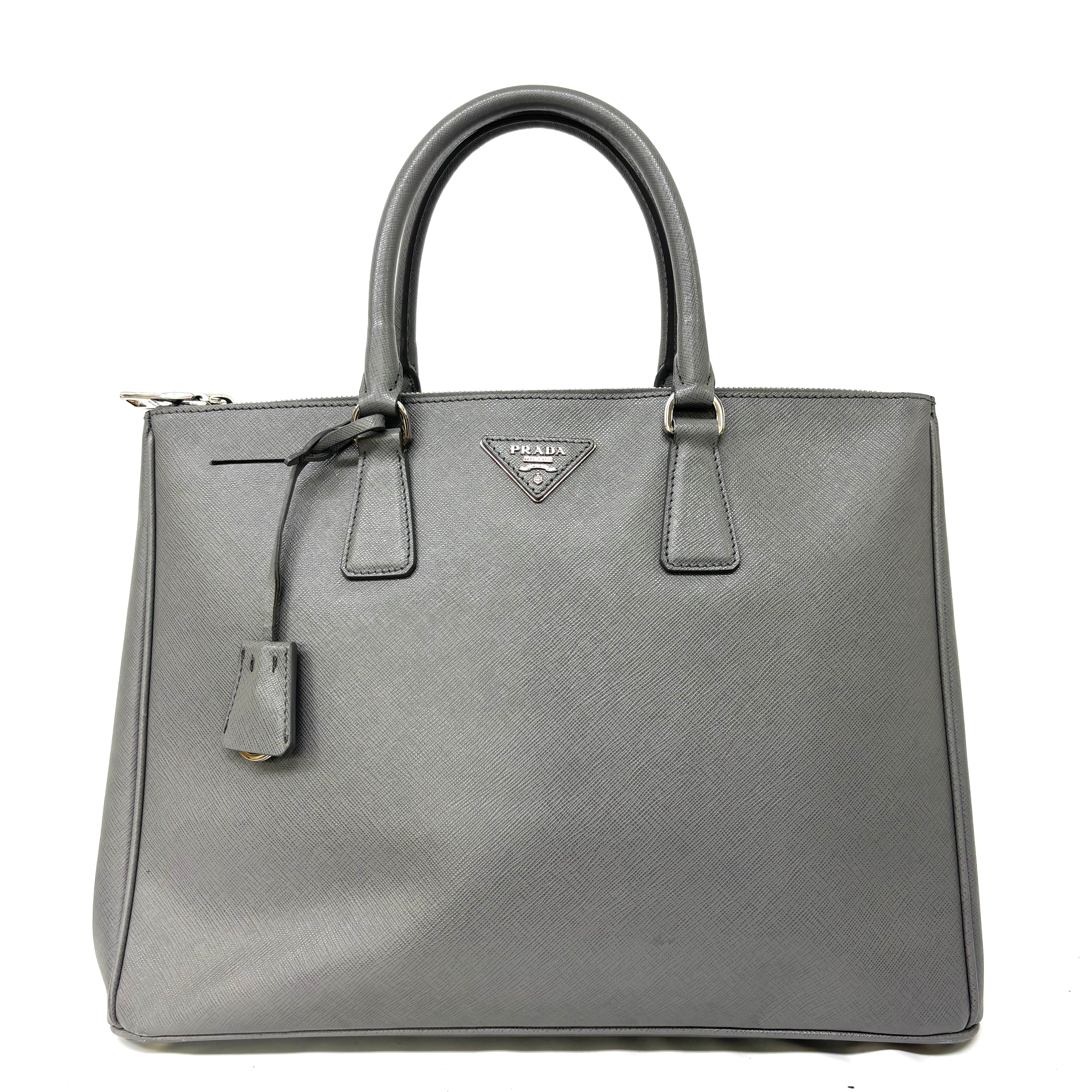 PRADA ハンドバッグ グレー サフィアーノ image 1