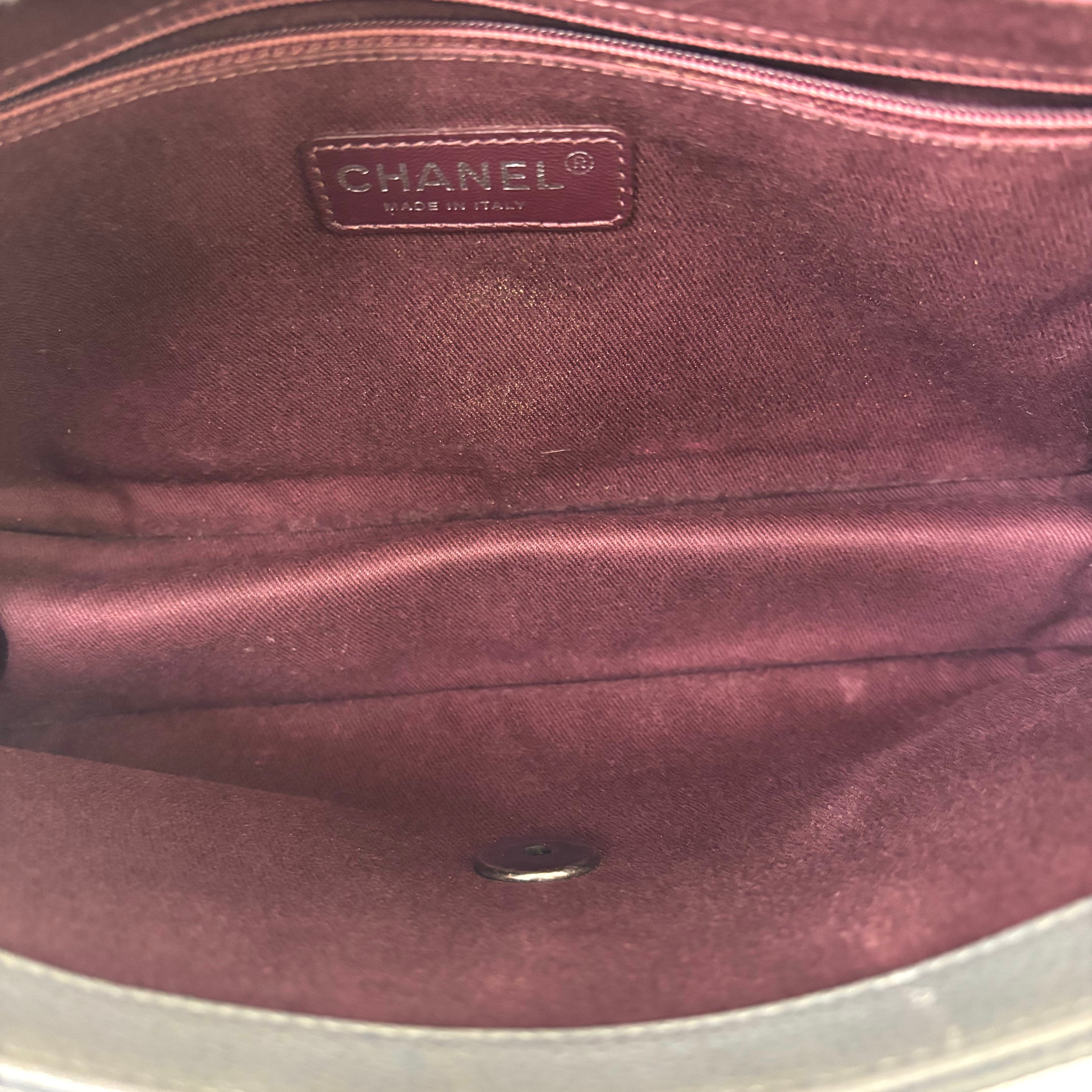 CHANEL キャビアスキン チェーンショルダーバック image 8