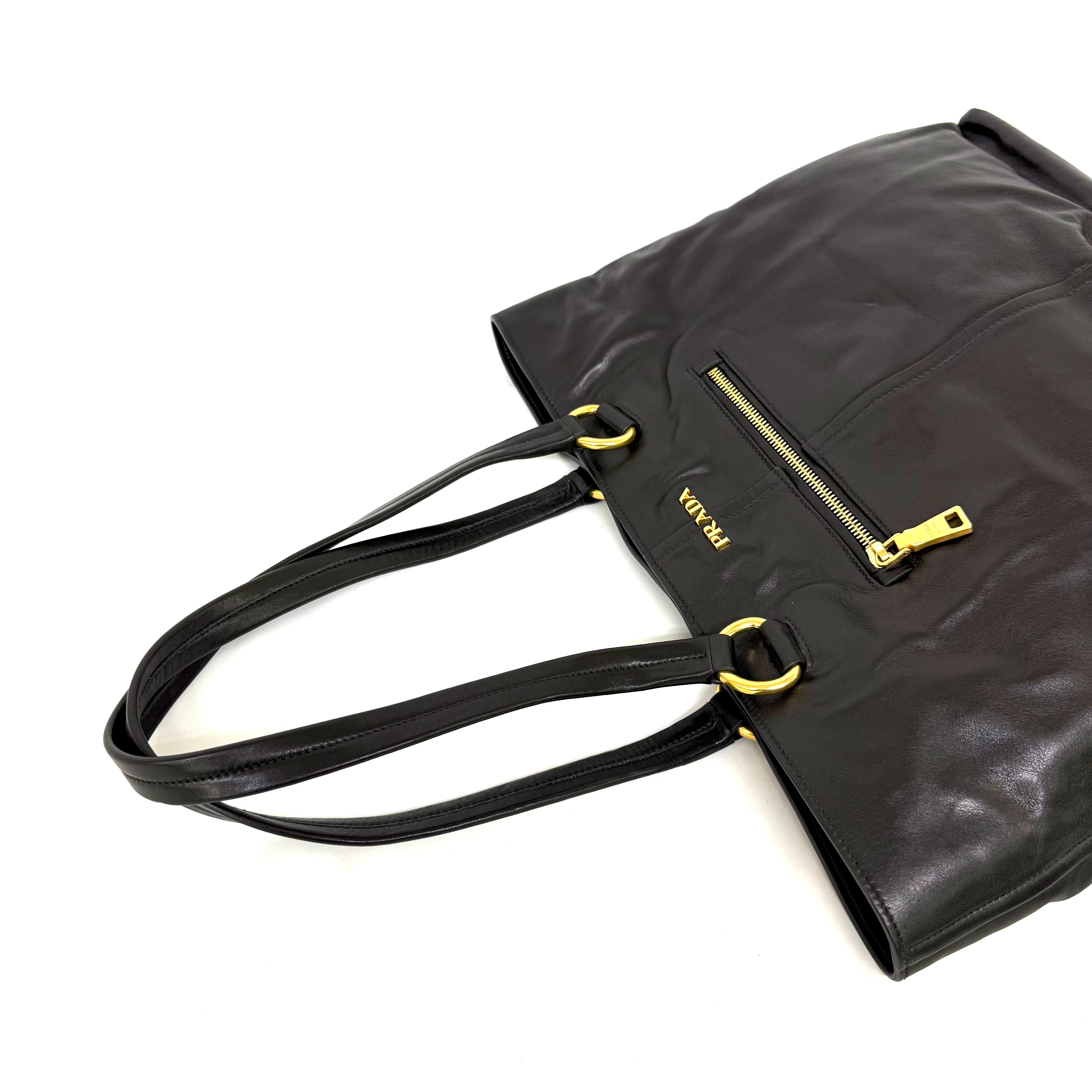 PRADA レザー トートバッグ image 3