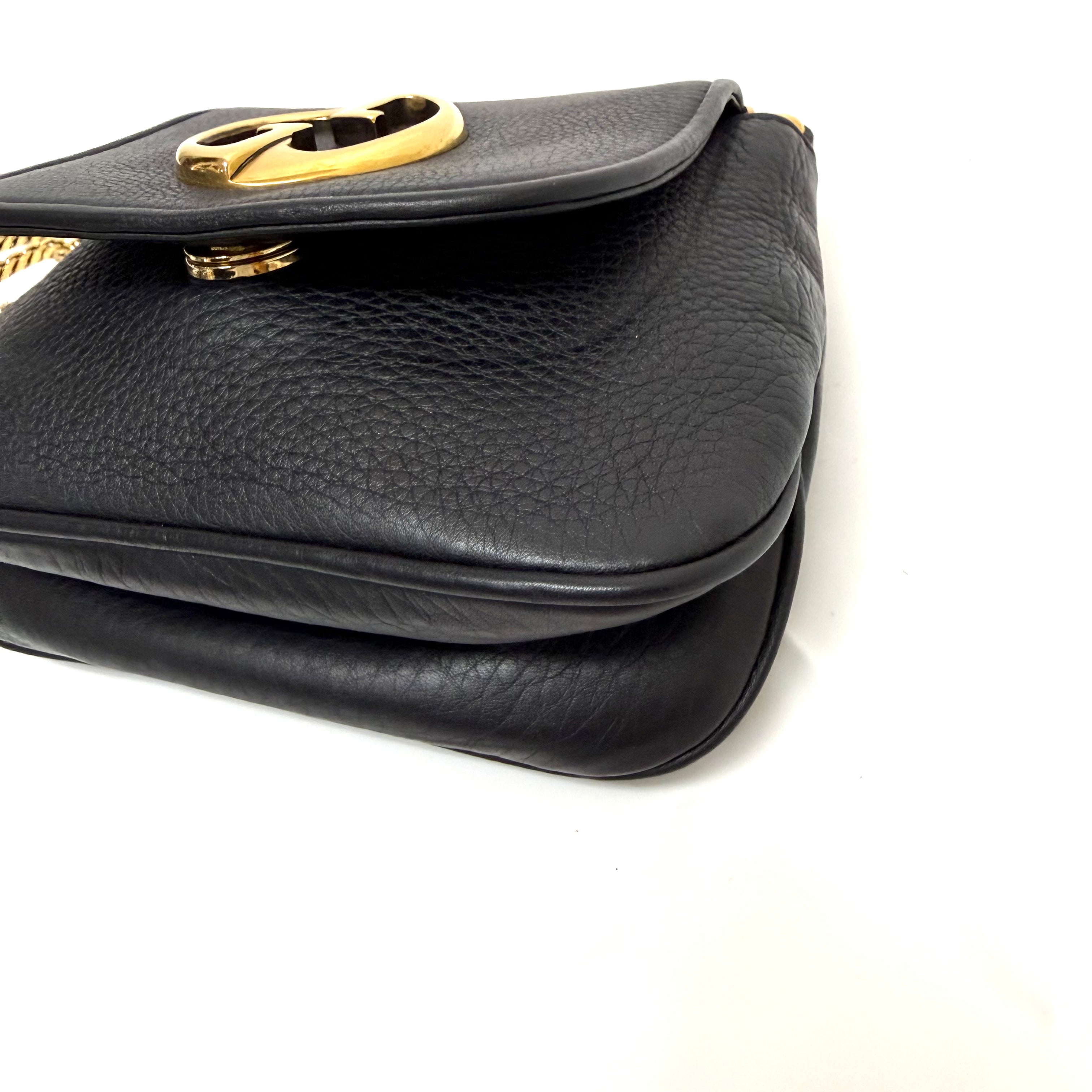 ＧＵＣＣＩ グッチ ロゴ レザー チェーン ショルダー バッグ image 6