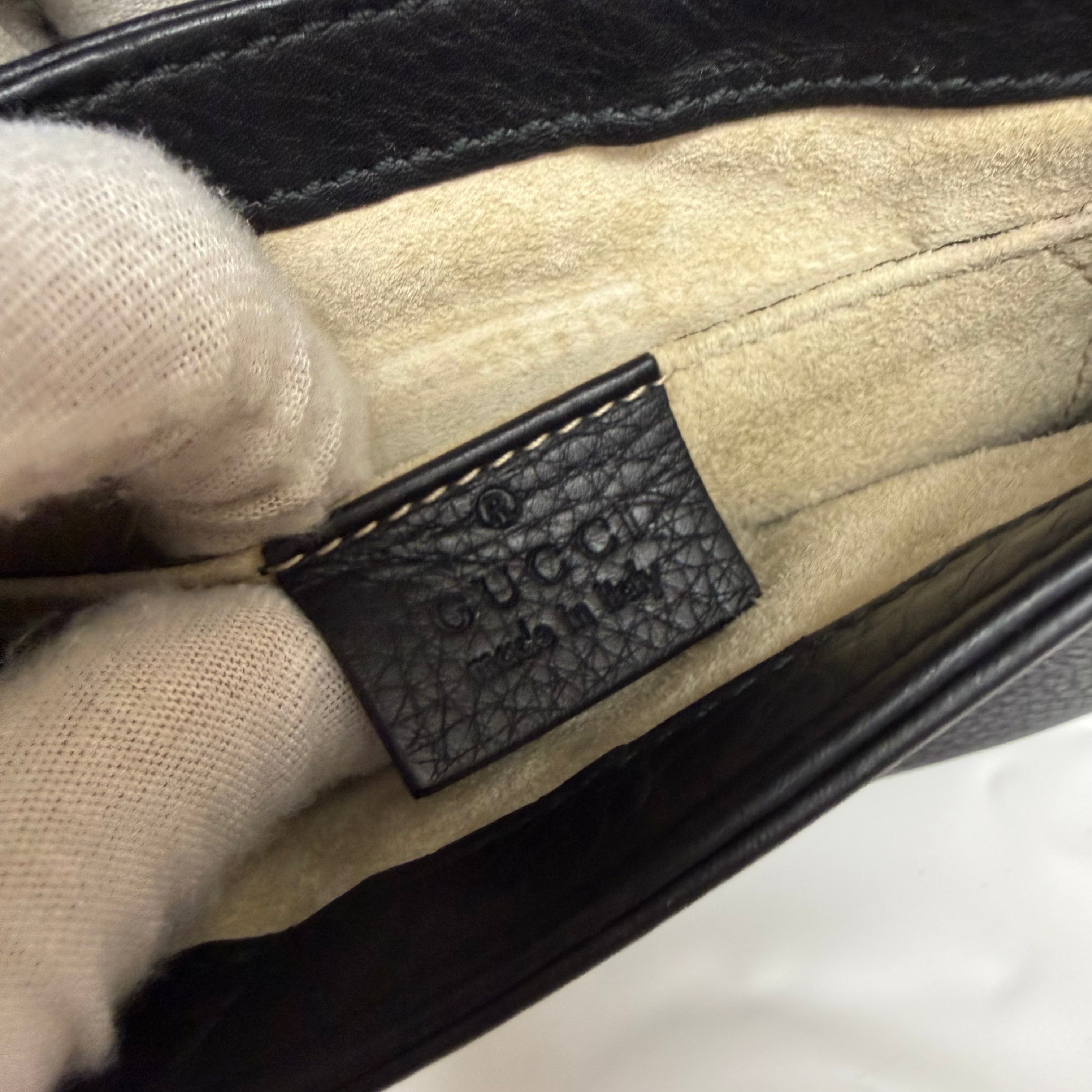 ＧＵＣＣＩ グッチ ロゴ レザー チェーン ショルダー バッグ image 8