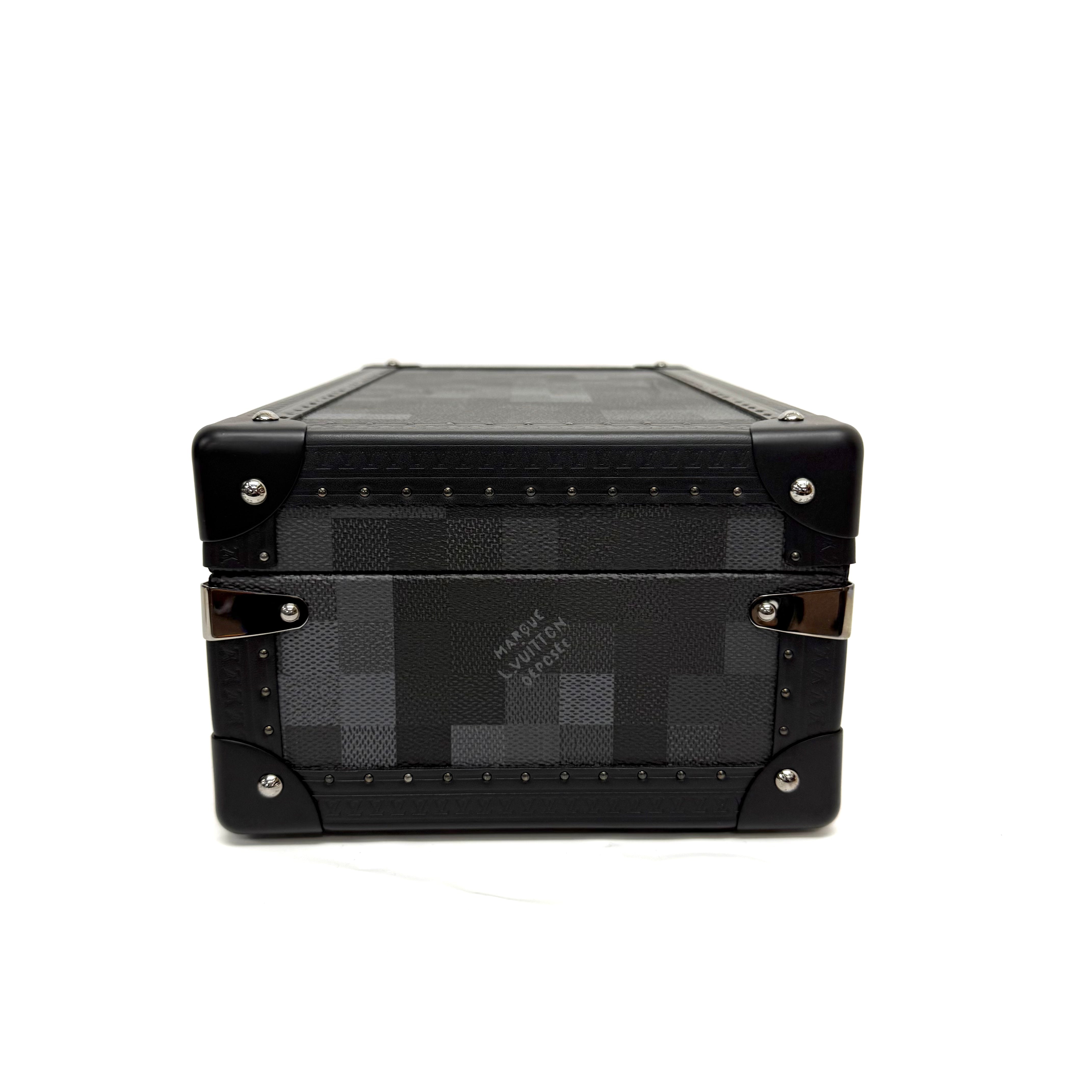 ルイ・ヴィトン ダモフラージュ コフレ8モントル 時計ケース N40756 RFID カギ/トレー/クッション SA image 3