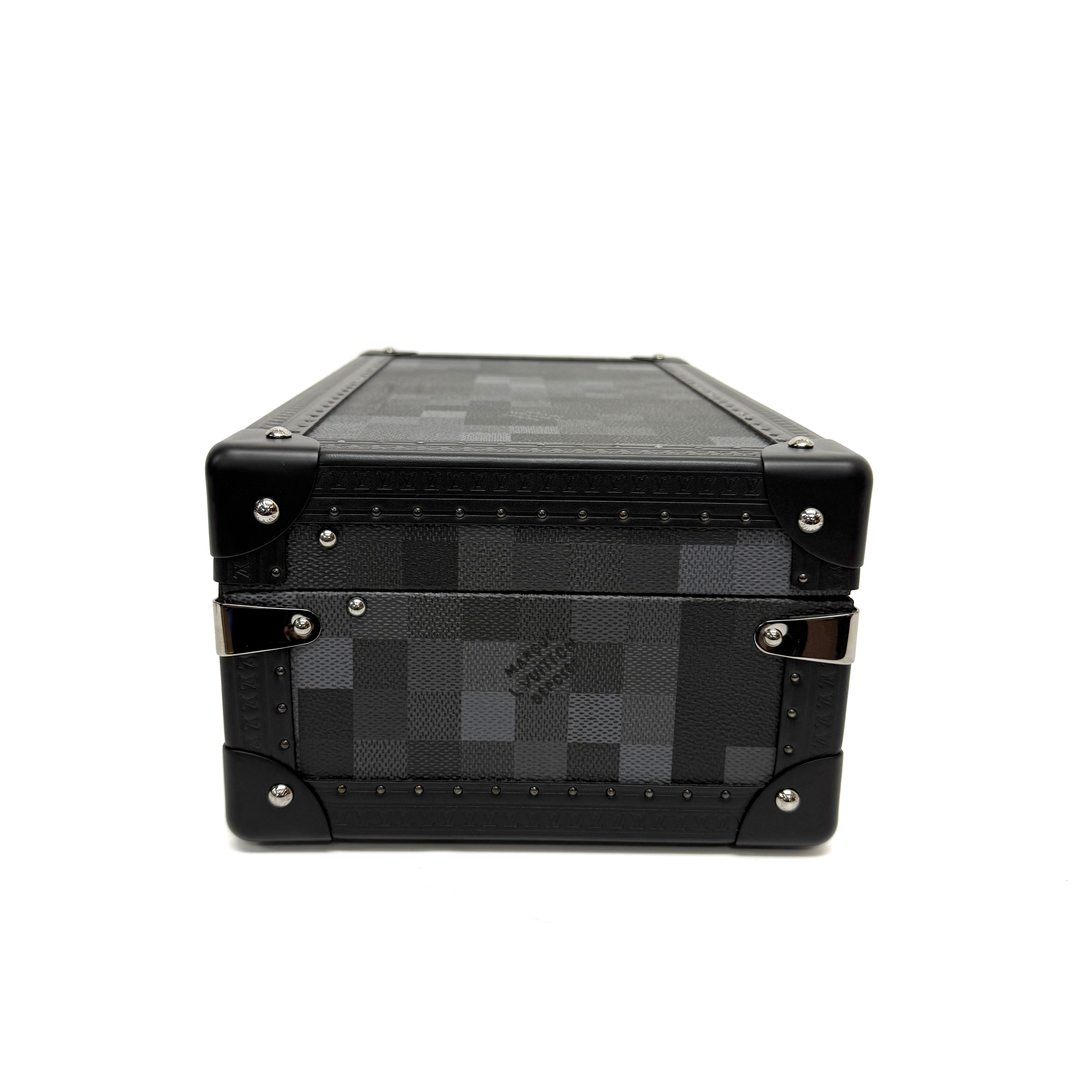 ルイ・ヴィトン ダモフラージュ コフレ8モントル 時計ケース N40756 RFID カギ/トレー/クッション SA image 4