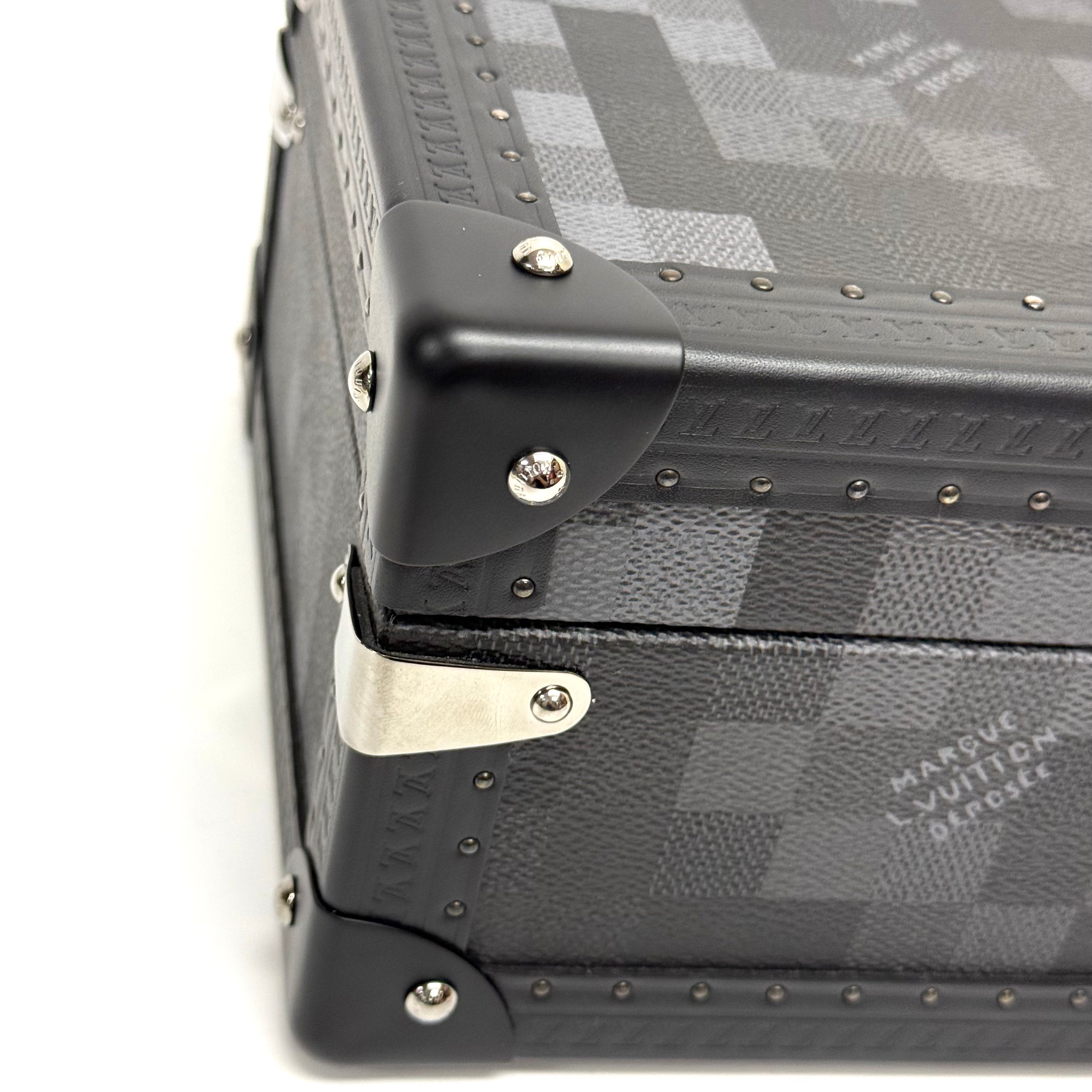 ルイ・ヴィトン ダモフラージュ コフレ8モントル 時計ケース N40756 RFID カギ/トレー/クッション SA image 8