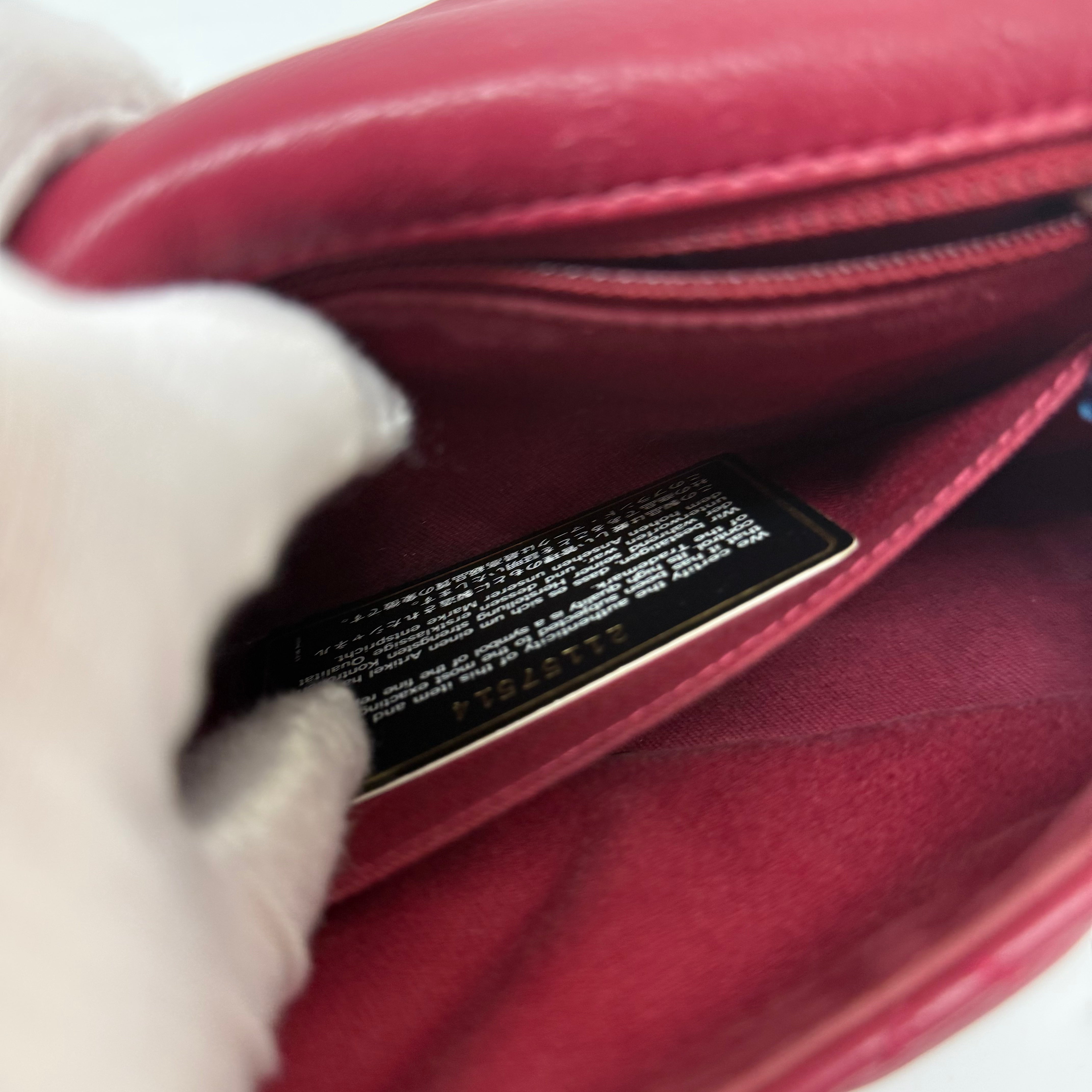 CHANELﾗﾑ ﾏﾄﾗｯｾﾁｪｰﾝｼｮﾙﾀﾞｰ ﾚｯﾄﾞ 21157514 image 9