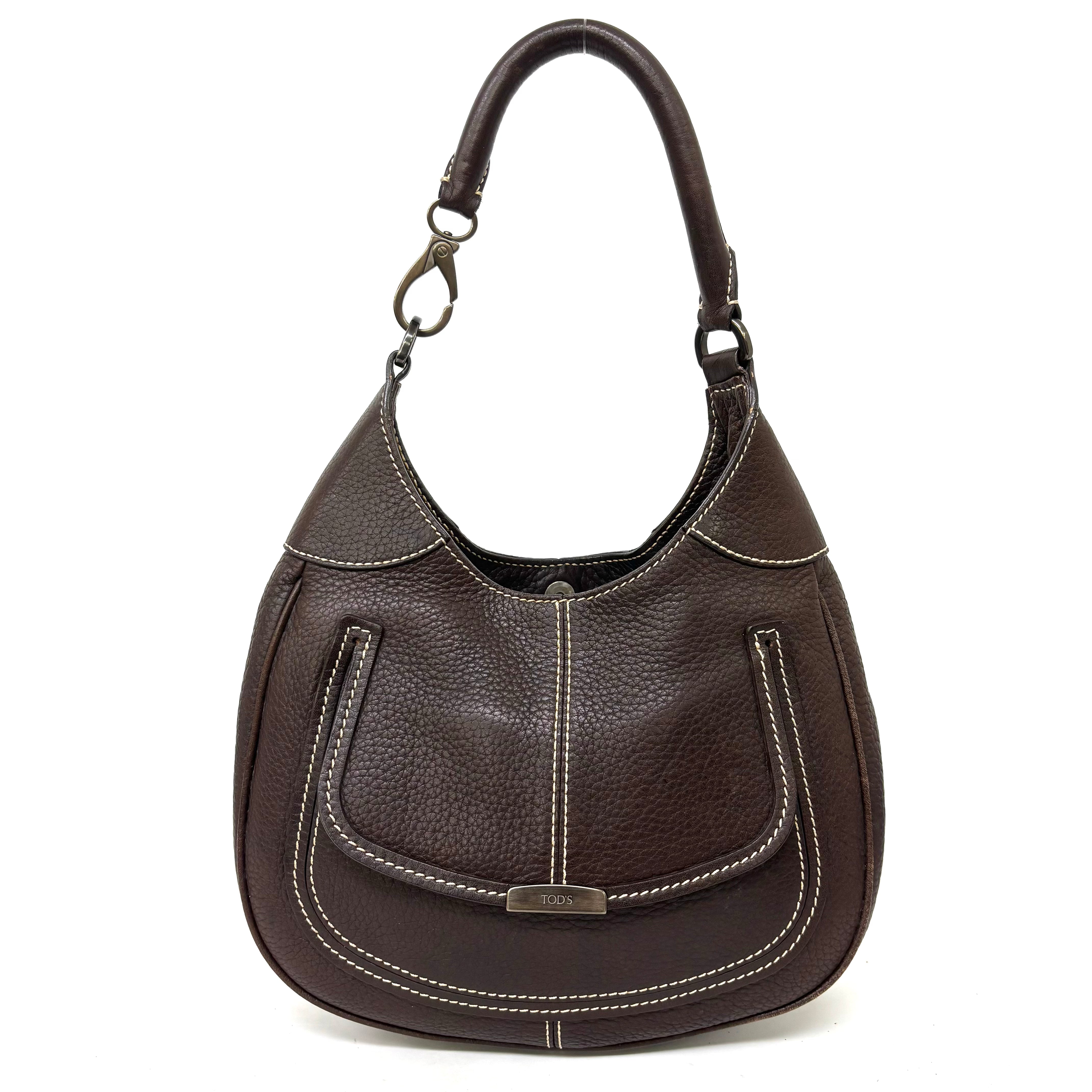 TOD’Sﾊﾝﾄﾞﾊﾞｯｸﾞ BROWN ﾚｻﾞｰ image 1