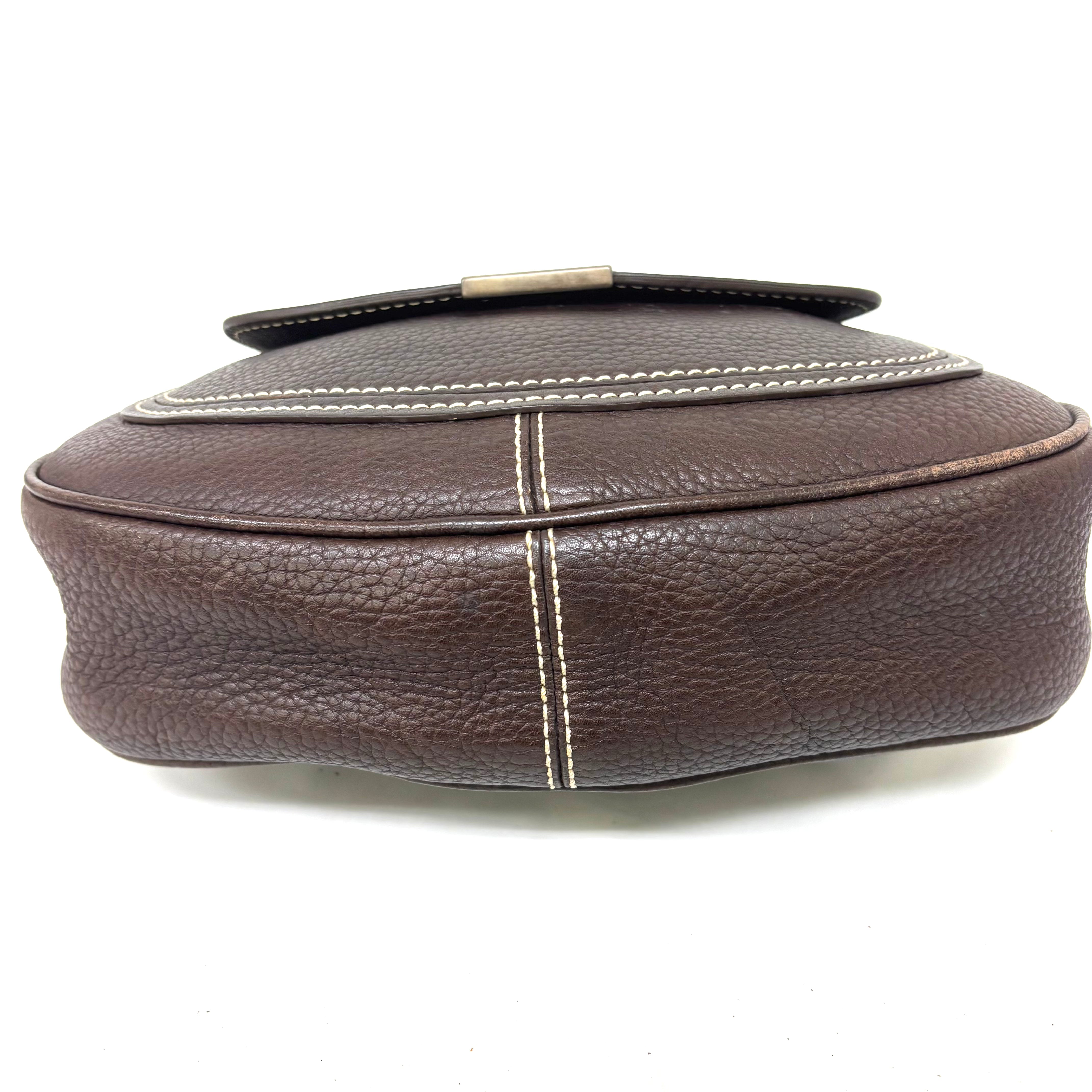 TOD’Sﾊﾝﾄﾞﾊﾞｯｸﾞ BROWN ﾚｻﾞｰ image 3
