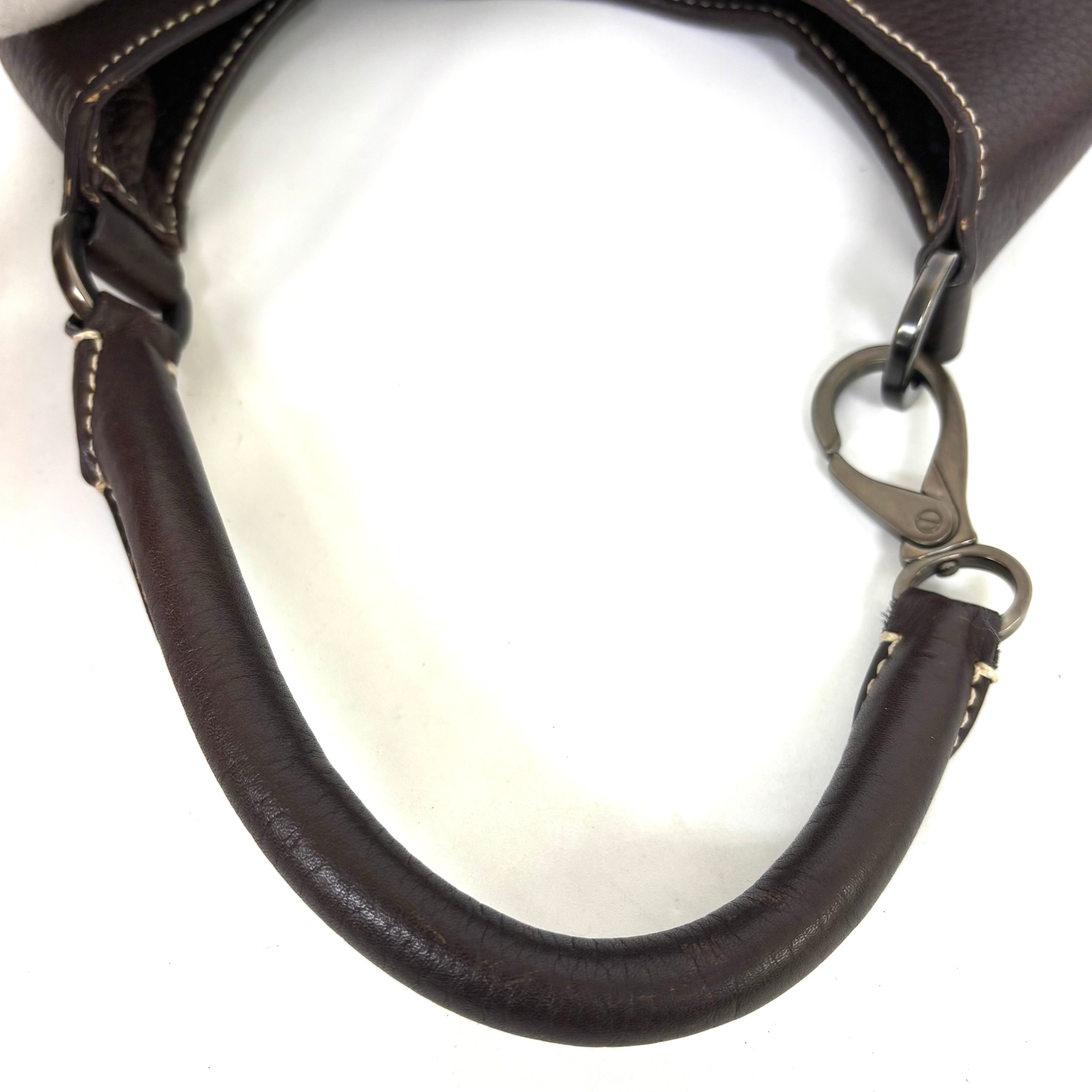 TOD’Sﾊﾝﾄﾞﾊﾞｯｸﾞ BROWN ﾚｻﾞｰ image 6