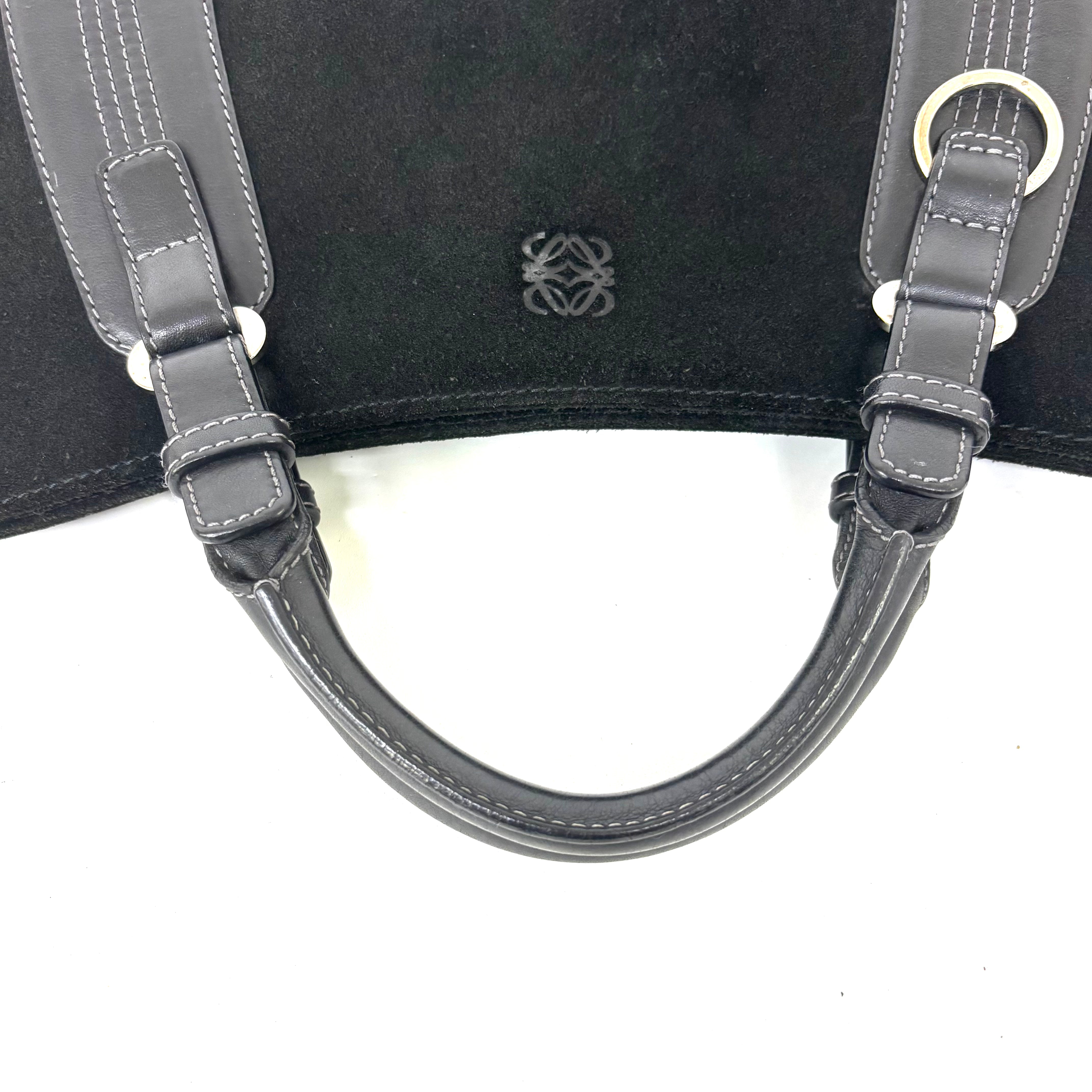 ＬＯＥＷＥ バッグアナグラム スエード ハンドバッグ image 6