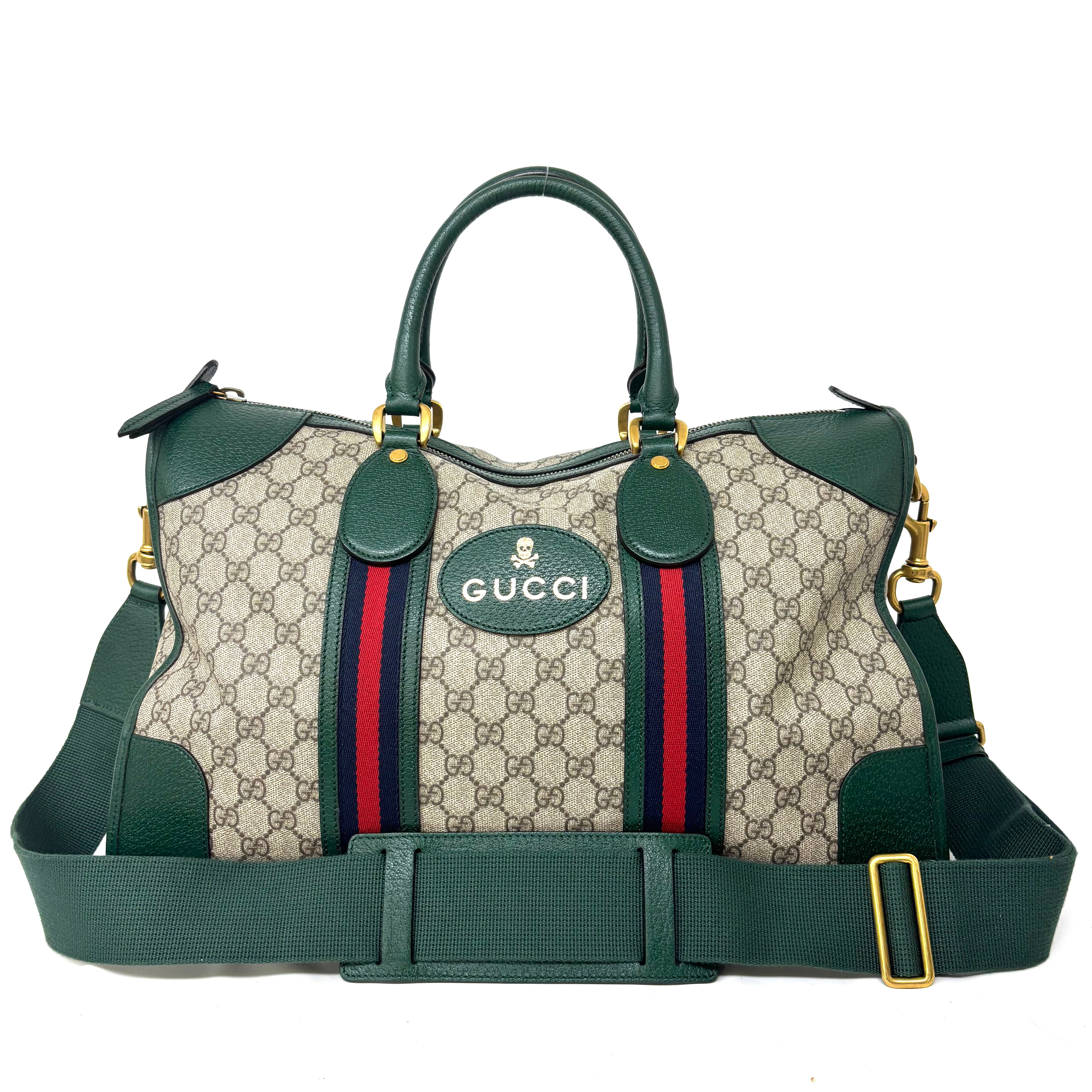Ｇｕｃｃｉ  バッグ ネオヴィンテージ ボストンバッグ スカル グリーン ４５９３１１ image 1