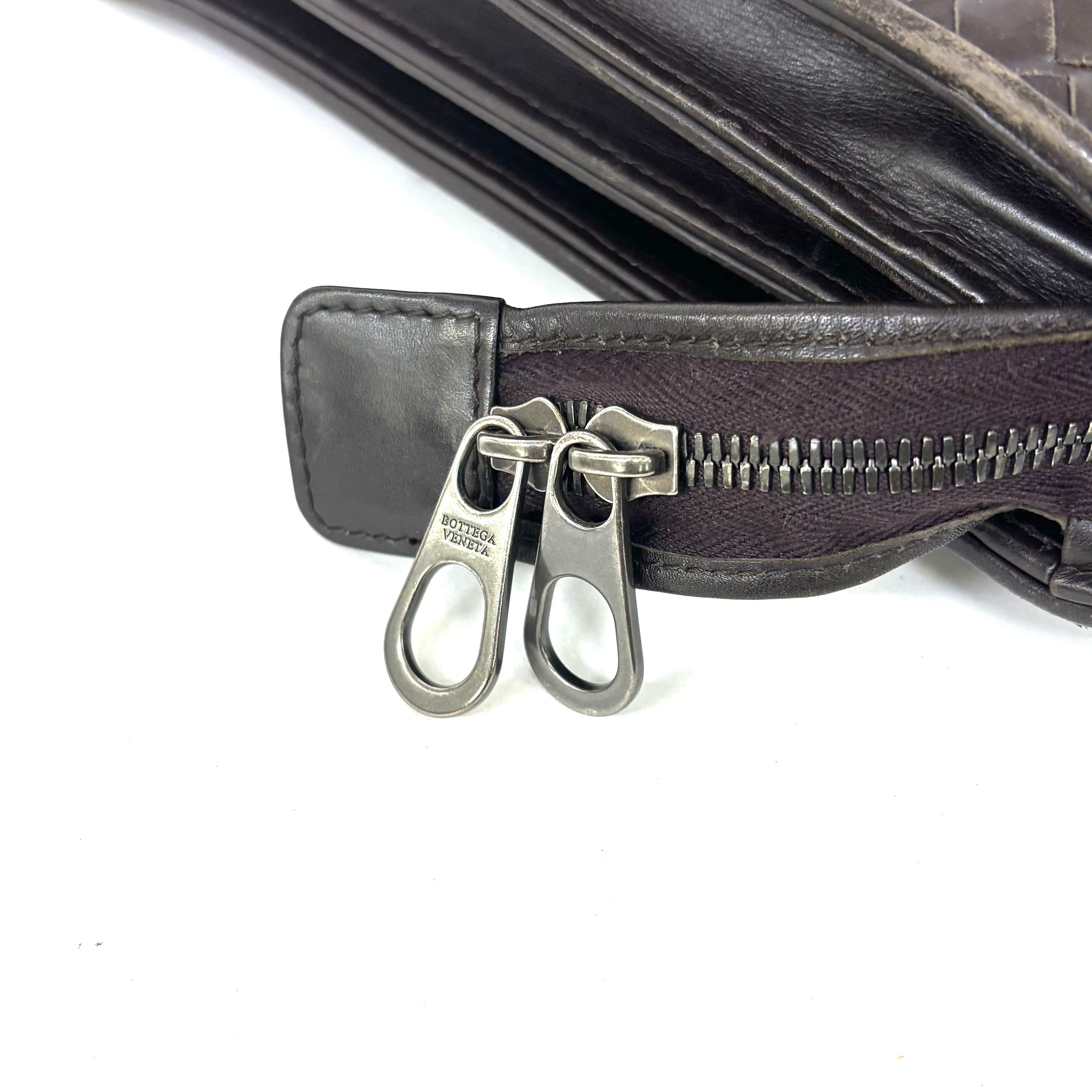 Ｂｏｔｔｅｇａ Ｖｅｎｅｔａイントレチャート ビジネスバッグ レザー 茶 image 7