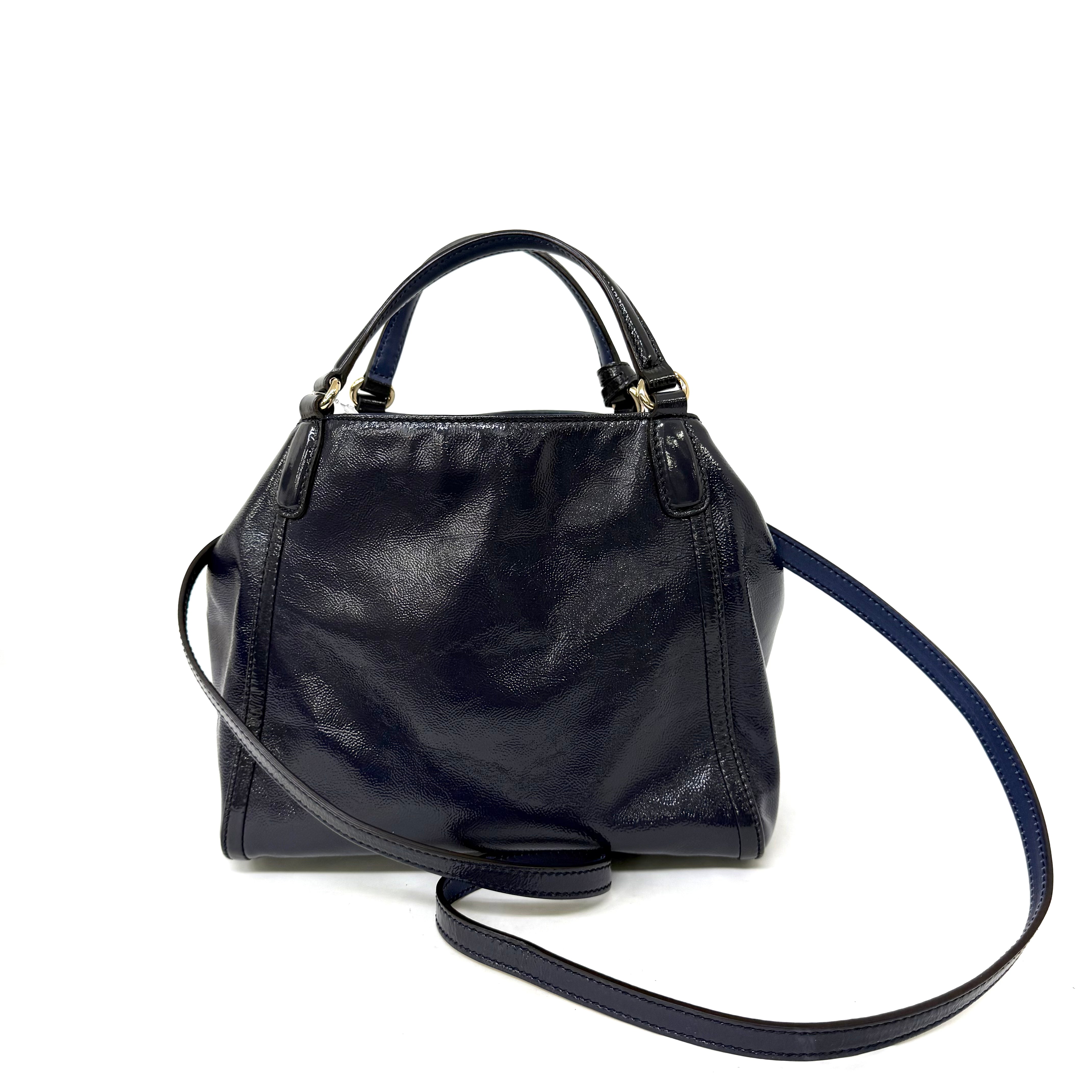 Ｇｕｃｃｉ  バッグソーホー インターロッキング ２ｗａｙハンドバッグ ネイビー image 2